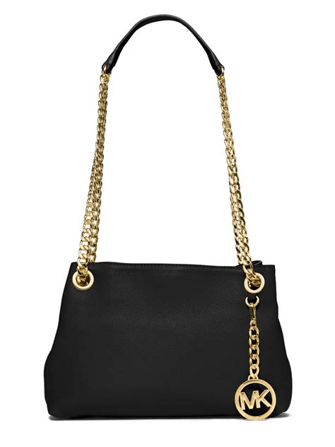 michael kors bag with chain handles|Michael Kors pouchette crossbody.